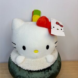Sanrio Hello Kitty Sushi Plush with Red and White Accents‎ NEW